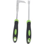 2 pcs outil de jardinage désherbeur manuel et fourche à pissenlit en acier inoxydable pour enlever les ... 2 pcs outil de jardinage désherbeur manuel et fourche à pissenlit en acier inoxydable pour enlever les ...
