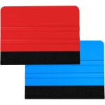 Csparkv - 2 pices raclette plastique, dcalcomanie applicateur papier peint outil de lissage voiture ...