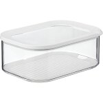 Csparkv - 22. 5x18x8. 7cm white bote de rangement de avec couvercle - pour les morceaux et les tranches ...