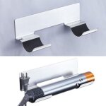 Csparkv 25x10. 8x4. 8cm porte seche cheveux et lisseur sans percage, porte lisseur mural, support mural ...