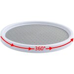 Csparkv - 25x25 x3. 1cm 2 pcs tagre  pices rotative, plateau tournant pour pices condiments rangement ...