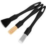 Csparkv 3 pi�ces brosse de d�tail automobile kit de nettoyage int�rieur pour voiture brosse souple pour ...