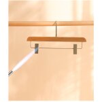 35×1. 2×21cm)lot de 8 en bois naturel, 35, 5 cm cintres - pinces, pour pantalons et jupes - csparkv 35×1. 2×21cm)lot de 8 en bois naturel, 35, 5 cm cintres - pinces, pour pantalons et jupes - csparkv