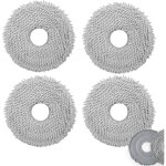 4pices chiffon de vadrouille pour roborock qrevo curv, qrevo s, qrevo pro, qrevo, qrevo maxv, qrevo ...