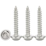 Csparkv 50 pices vis  tle autoperceuses m3x20mm, vis autoforeuse torx avec rondelle acier inoxydable ...