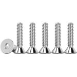 Csparkv - lot de 50 m3 x 16mm vis � t�te frais�e avec six pans creux en acier inoxydable a2 v2a visserie ...