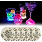 Csparkv - 6 pi�ces dessous de verre led, dessous de verre lumineux, dessous de verre led, dessous de ...
