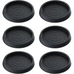 Csparkv - 6 pi�ces patins antid�rapants pour pieds de meubles, patin caoutchouc antid�rapant patins rond ...