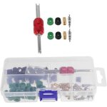 Csparkv 71pcs ensemble d'accessoires de climatisation automobile d�tecteur de fuite de climatisation ...