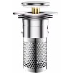 Csparkv - 8. 7�6�3cm)2 pi�ces bonde lavabo universel, bouchon de vidange am�lior�, pop up bouchon de ...
