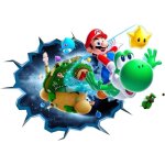 Csparkv - autocollants muraux 3d mario bros pour chambre d'enfant, dcoration murale, affiche de dessin ...