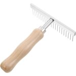 Brosse de nettoyage équestre brosses en crin de cheval peigne de toilettage pour vache râteau de toilettage ... Brosse de nettoyage équestre brosses en crin de cheval peigne de toilettage pour vache râteau de toilettage ...
