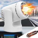 Csparkv chauffage de voiture, 12v120w chauffe voiture portable d�givrant, ventilateur v�hicule camion ...