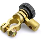 Csparkv - coupe circuit batterie 12v, interrupteur terminal connexion, cosses batterie 12v pour voiture ...