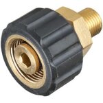 Csparkv - t&f adaptateur pour nettoyeur haute pression m22 vers m22 / 3 / 8' / 1 / 4' quick connect pour ...