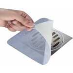 Csparkv - grand 20cm x 20cm) gris, 1pcs, bouchon de vidange de sol en silicone anti - odeur, couvercle ...