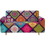 Csparkv - housse de canap� 3 places avec accoudoirs extensible, rev�tement de canap� antid�rapante �lastique ...