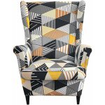 Csparkv - housse de fauteuil  oreilles extensible housse fauteuil  oreilles 2 pices housse de protection ...