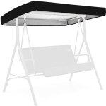 Noir toile de rechange pour balancelle, housse de rechange 3 places, toit balancelle de jardin, impermeable ... Noir toile de rechange pour balancelle, housse de rechange 3 places, toit balancelle de jardin, impermeable ...