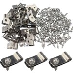 Pinces de fixation pour clture clips de fixation pour grillage cloture clips de fil en acier inoxydable ...