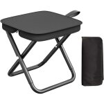 Csparkv tabouret pliant camping tabouret pliant portable en acier au carbone petit camping pliable avec ...