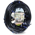 Ct brumisateur d'ext�rieur, brumisateur de terrasse de 10 m avec 9 buses de brumisateur + 1 buses de ...