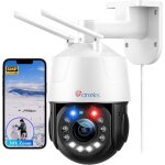 Cam�ra surveillance 5mp 30x zoom optique m�tal wifi 5 / 2. 4ghz, ptz ext�rieure 150m vision de nuit couleur, ...
