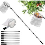 Cueille - fruits avec sac, fruits cerise outil  cueillir de fruits 3. 2m, avec poteau rglable lger ...