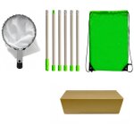 Cueille - fruits tlescopique - cueille - fruits de 2, 6 m avec perche tlescopique, lger en acier inoxydable ...