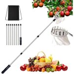 Cueille fruit telescopique, cueilleur de fruits détachable de 3, 2 m, cueilleur de fruits avec sac de ... Cueille fruit telescopique, cueilleur de fruits détachable de 3, 2 m, cueilleur de fruits avec sac de ...