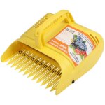 Cueilleurs de fruits et rteaux en plastique avec manche ergonomique soft touch et dents renforces pour ...