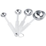 Cuill�re doseuse lot de 4, cuill�re � mesurer en acier inoxydable pour les grains de caf� et divers assaisonne ...