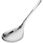 Feiyue - cuillre filtrante en acier inoxydable, cuillre  passoire, cuillre  frire durable (argent) ...