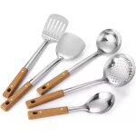 Cuill�re � soupe, louche, passoire � riz � long manche, �cumoire, cuill�re de cuisine, cuill�re � remuer, ...