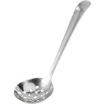 Cuillre  soupe ronde en acier inoxydable 304 durable, grande cuillre pour marmite chaude, passoire, ...