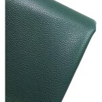 Cuir artificiel vert fonc�, 160 cm de large, pour meubles.