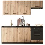 Mobilier1 - cuisine complète trenton 181 , 200x60cm, plan de travail, stratifié, stratifié, mdf Mobilier1 - cuisine complète trenton 181 , 200x60cm, plan de travail, stratifié, stratifié, mdf