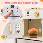 Cuisine pour enfants avec accessoires cuisine de jeu avec tableau d'�criture machine � glace �vier jouet ...