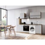 Cuisine kitchenette pour lave - linge encastrable chêne blanc merle 250 cm respekta Cuisine kitchenette pour lave - linge encastrable chêne blanc merle 250 cm respekta