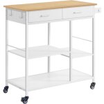 Cuisine mobile, 45 x 98, 7 x 90 cm, avec porte - serviettes, 2 tiroirs, 2 crochets, pour salle � manger, ...
