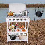 Cuisinire  gaz  5 feux, cuisinire  gaz naturel  5 feux, cuisinire  gaz  couvercle rabattable, ...