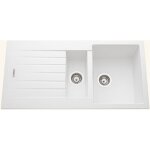 Cuisissimo - vier granit blanc albey 1 bac et demi - 1 �gouttoir
