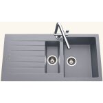 Luisina - vier granit gris albey 1 bac et demi - 1 �gouttoir