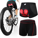 Cuissard de cyclisme vtt homme avec coussinet en gel pour l'quitation xxl