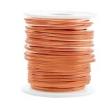 De cuivre, cuivre nu pur doux � 99, 9 % pour le jardinage, l'�lectroculture, calibre 16 / 1, 3 mm diam�tre, ...