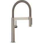 Blanco - culina s - mitigeur d'évier avec bras flexible et douchette, platine 527703 Blanco - culina s - mitigeur d'évier avec bras flexible et douchette, platine 527703