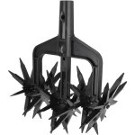 Cultivateur rotatif de jardin, motoculteur rotatif de jardinage  main avec triple griffe dents amovibles, ...