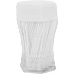 Cure - dents en plastique et distributeur de cure - dents (blanc)