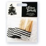 Cure - dent - surdiscount - mini pique en bois - drapeau breton - ap�ro - bretagne