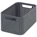 Panier de rangement curver style 6l anthracite